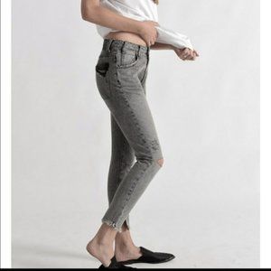 One Teaspoon X Grey High Waist Freebirds Sz 23